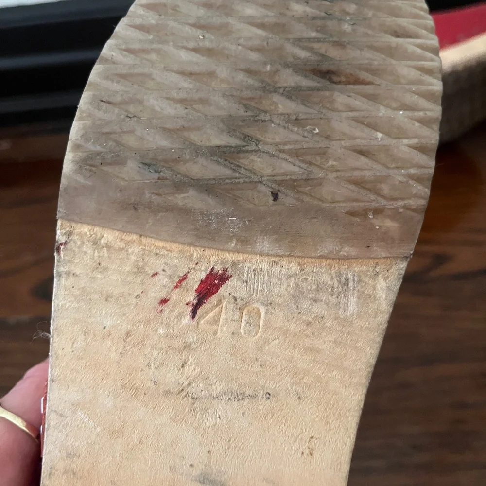 Swedish Hasbeens Red Husband Clogs - Picture 10 of 10
